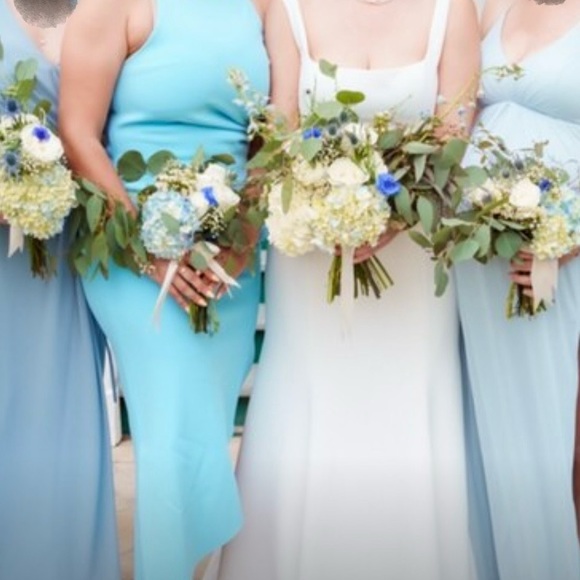 MISHA IDA Dress - POWDER BLUE- size XL - US size 10 (originally from revolve) - Picture 4 of 7